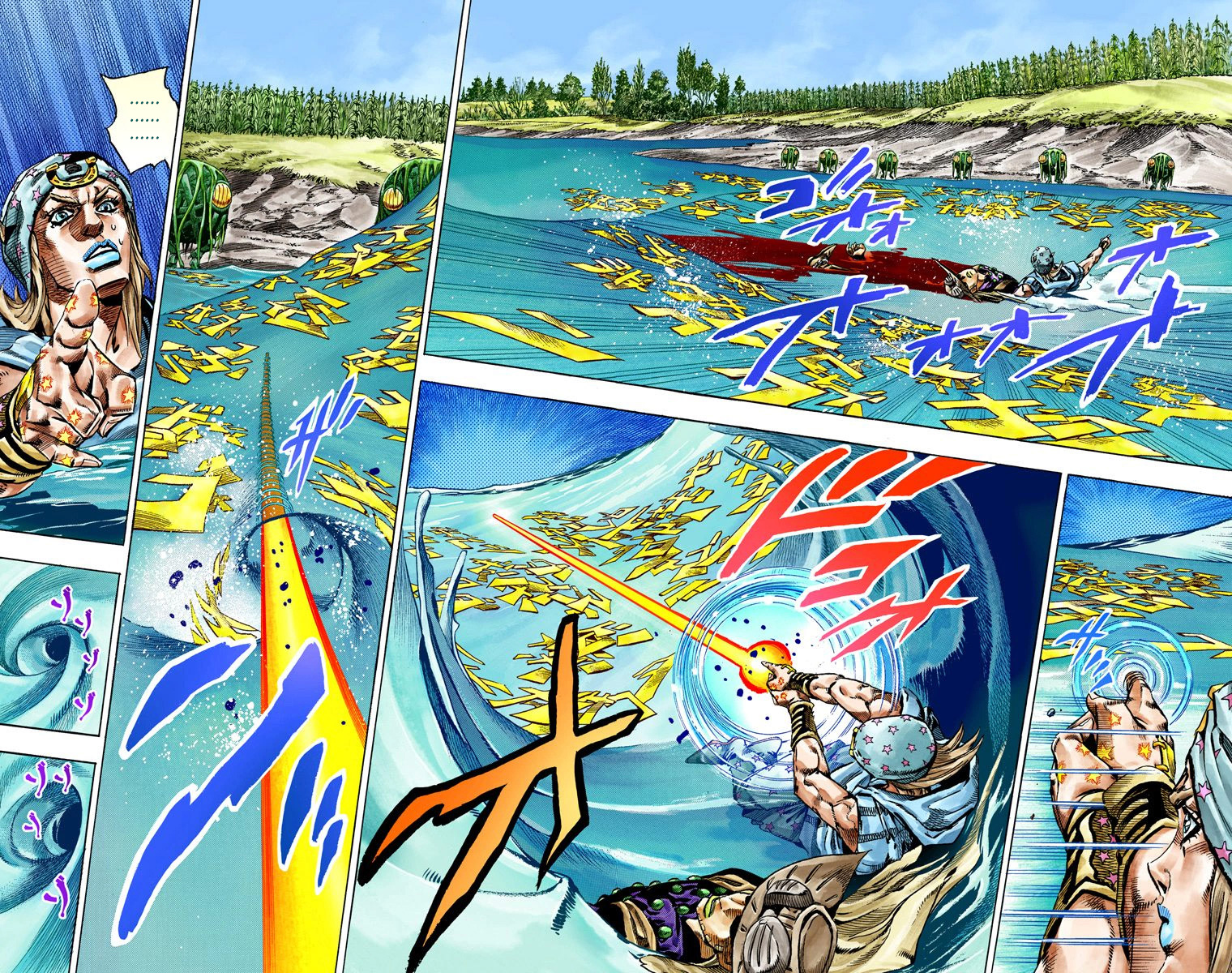 JoJo's Bizarre Adventure Steel Ball Run Colored Manga