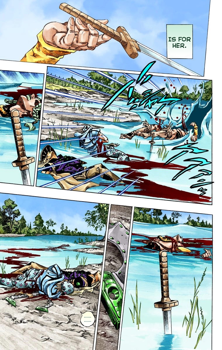 JoJo's Bizarre Adventure Steel Ball Run Colored Manga