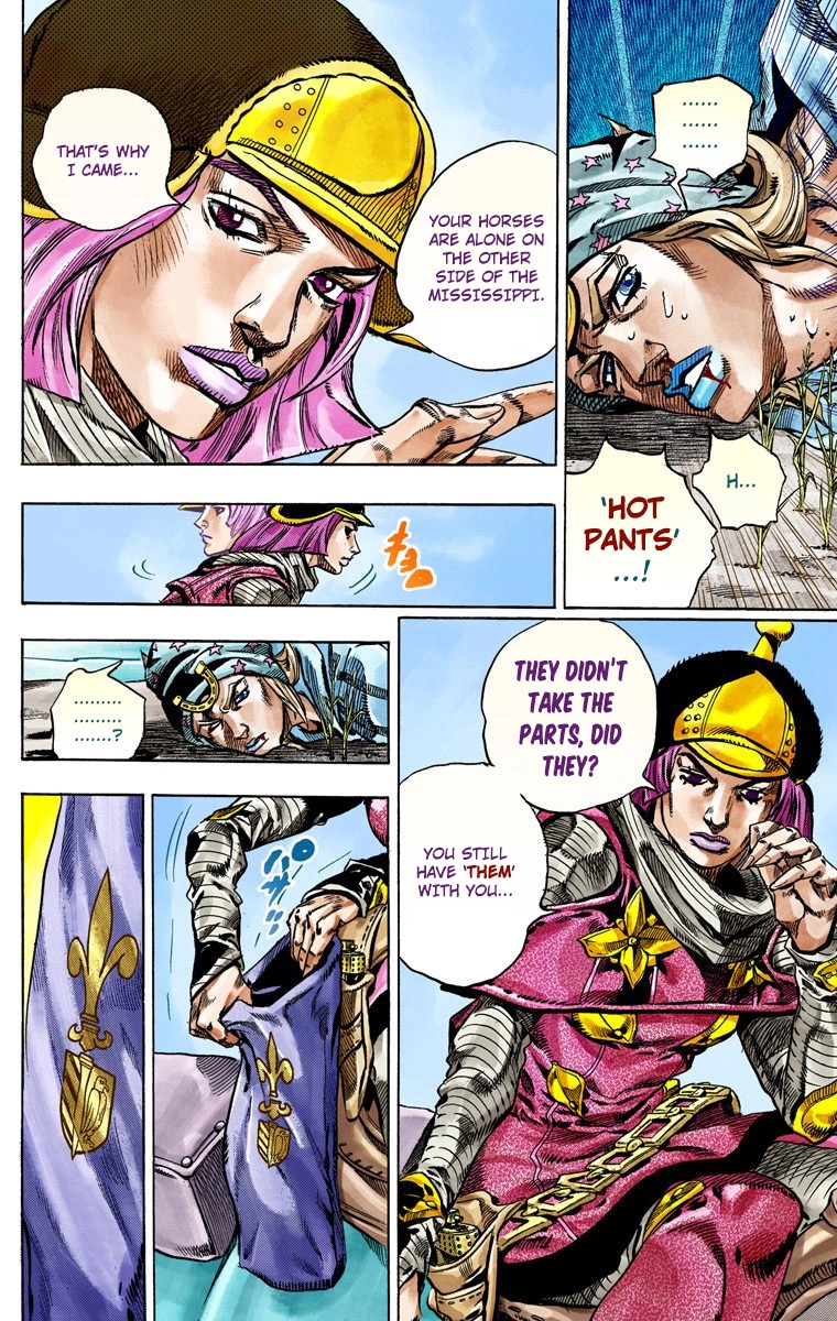 JoJo's Bizarre Adventure Steel Ball Run Colored Manga