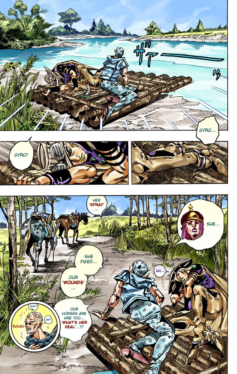 JoJo's Bizarre Adventure Steel Ball Run Colored Manga