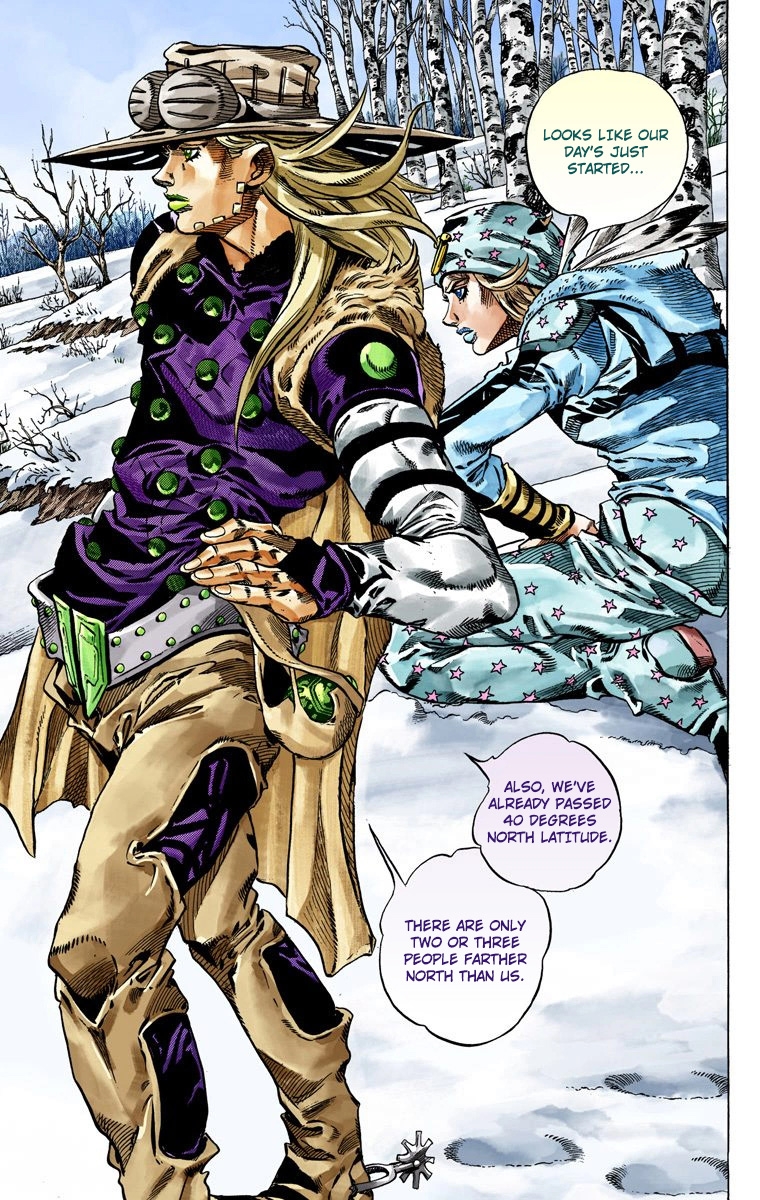 JoJo's Bizarre Adventure Steel Ball Run Colored Manga