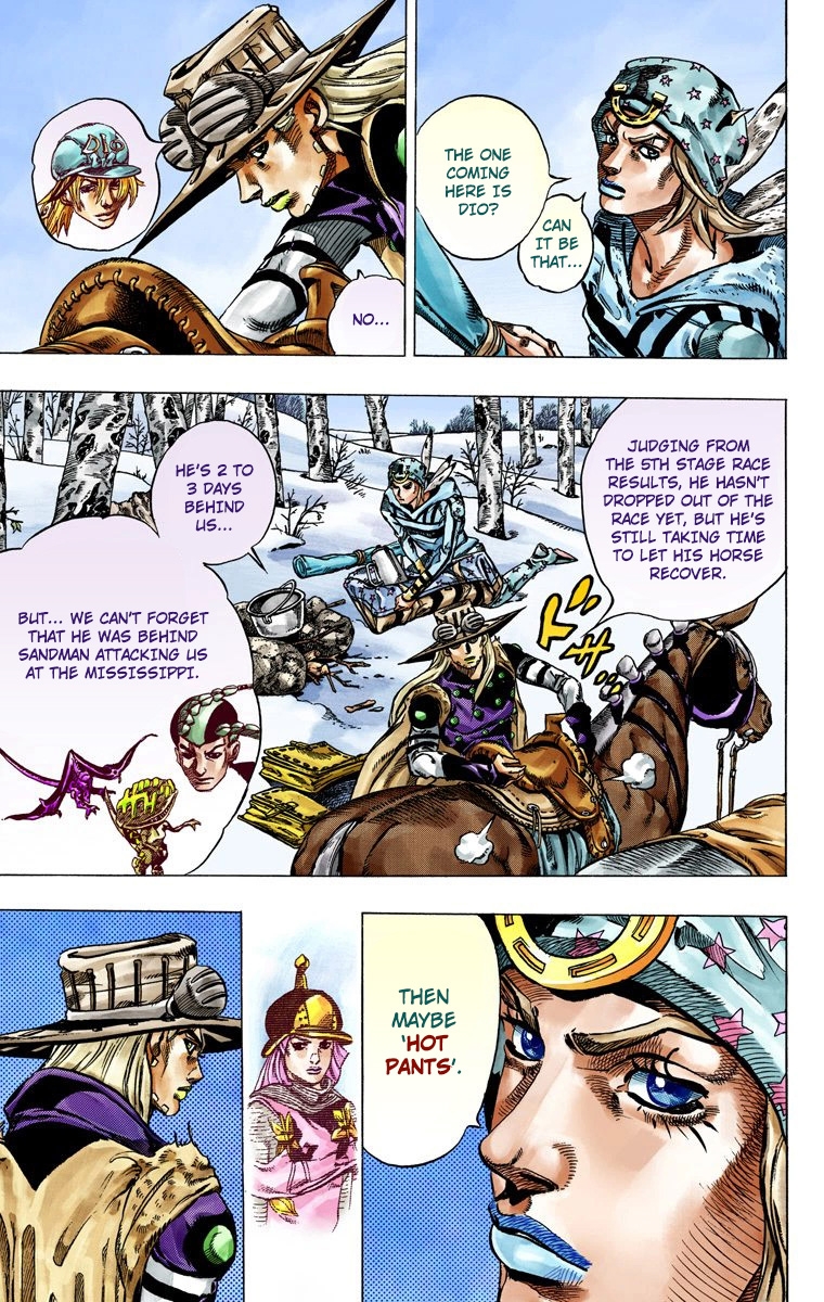 JoJo's Bizarre Adventure Steel Ball Run Colored Manga