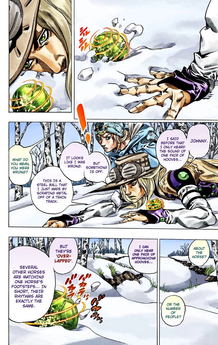 JoJo's Bizarre Adventure Steel Ball Run Colored Manga