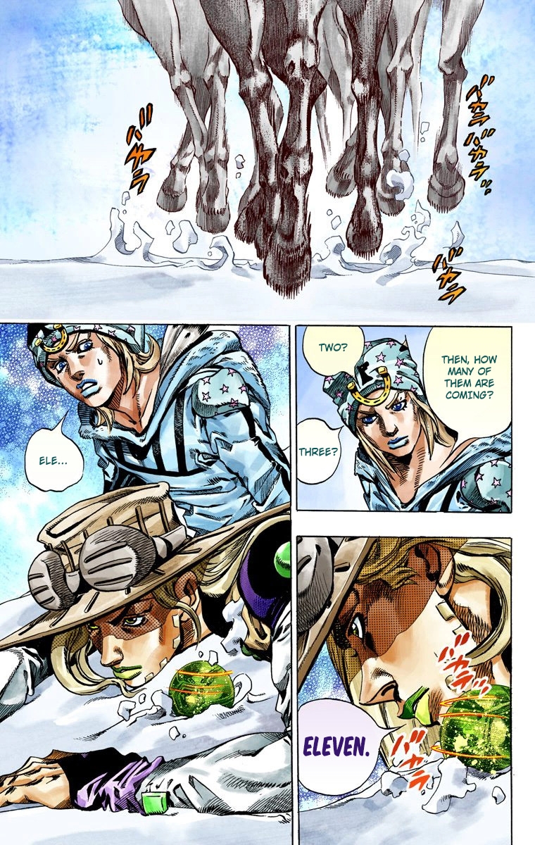 JoJo's Bizarre Adventure Steel Ball Run Colored Manga