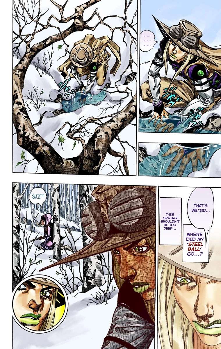 JoJo's Bizarre Adventure Steel Ball Run Colored Manga