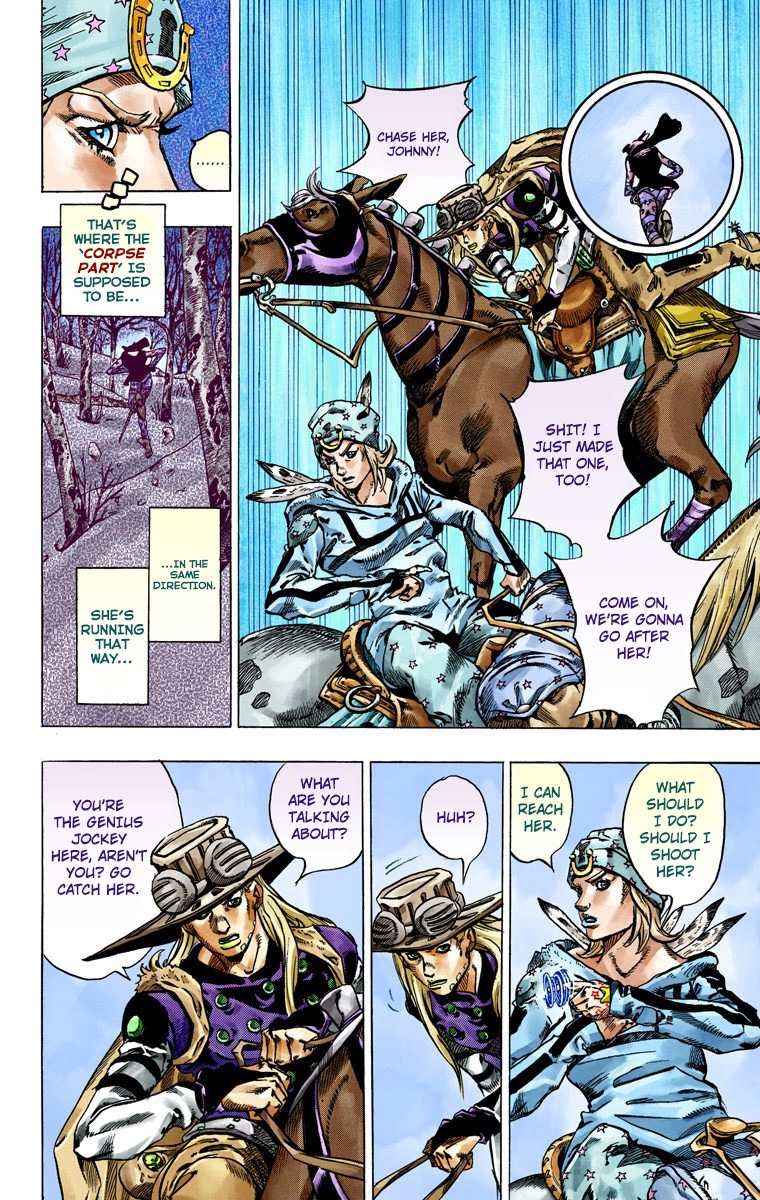 JoJo's Bizarre Adventure Steel Ball Run Colored Manga