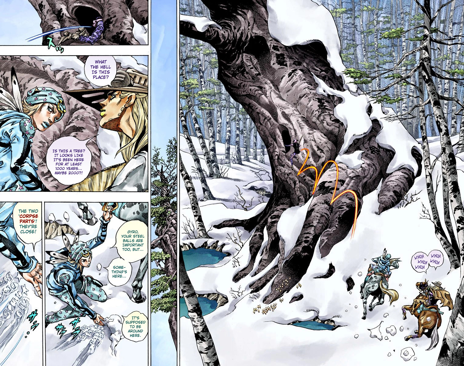 JoJo's Bizarre Adventure Steel Ball Run Colored Manga