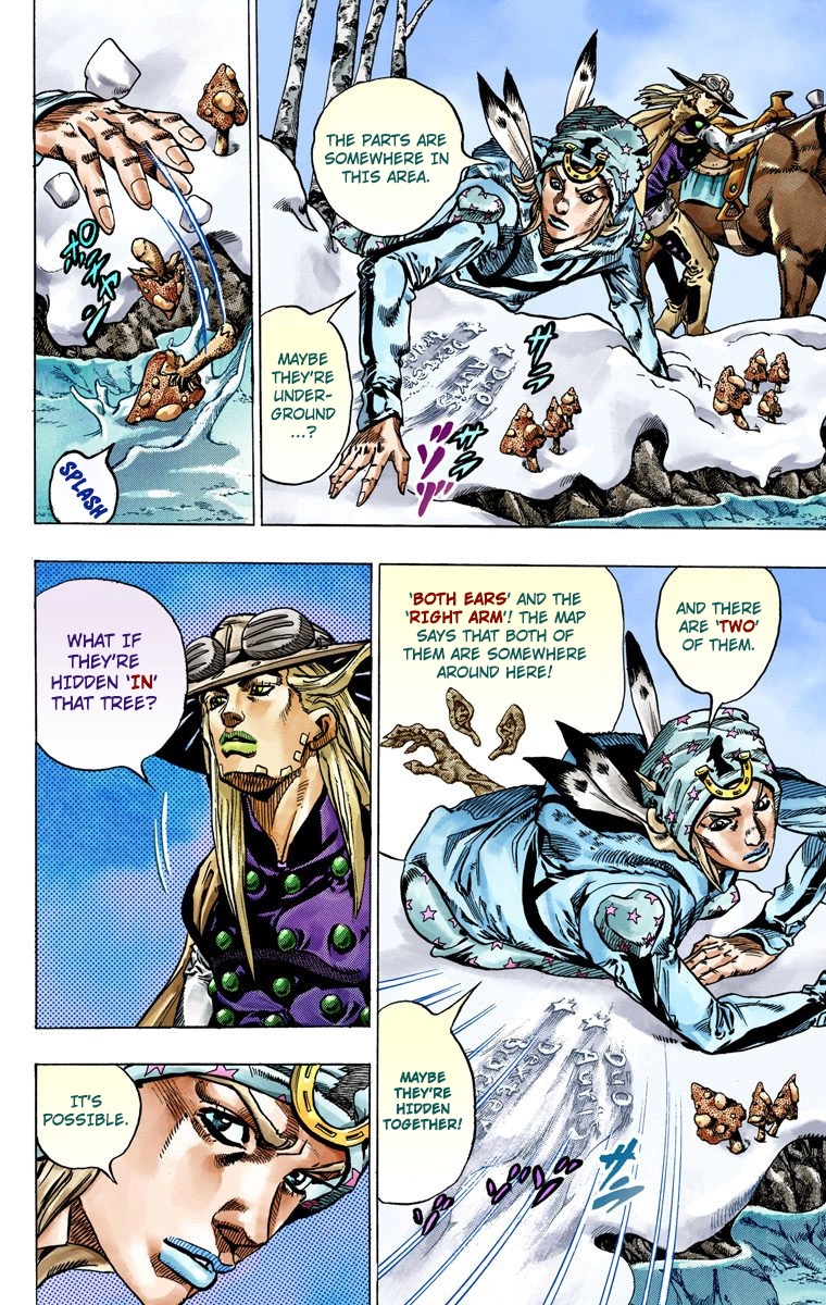JoJo's Bizarre Adventure Steel Ball Run Colored Manga