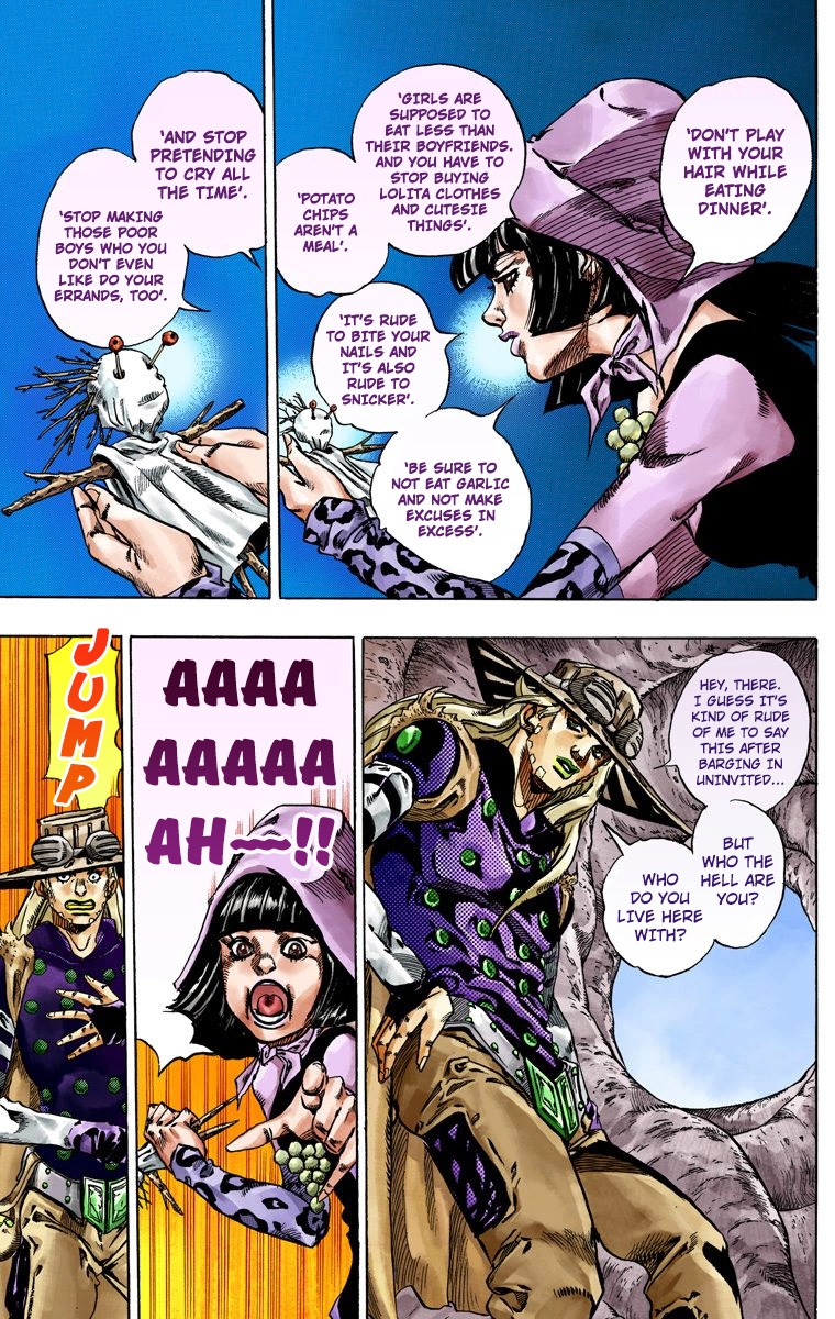 JoJo's Bizarre Adventure Steel Ball Run Colored Manga