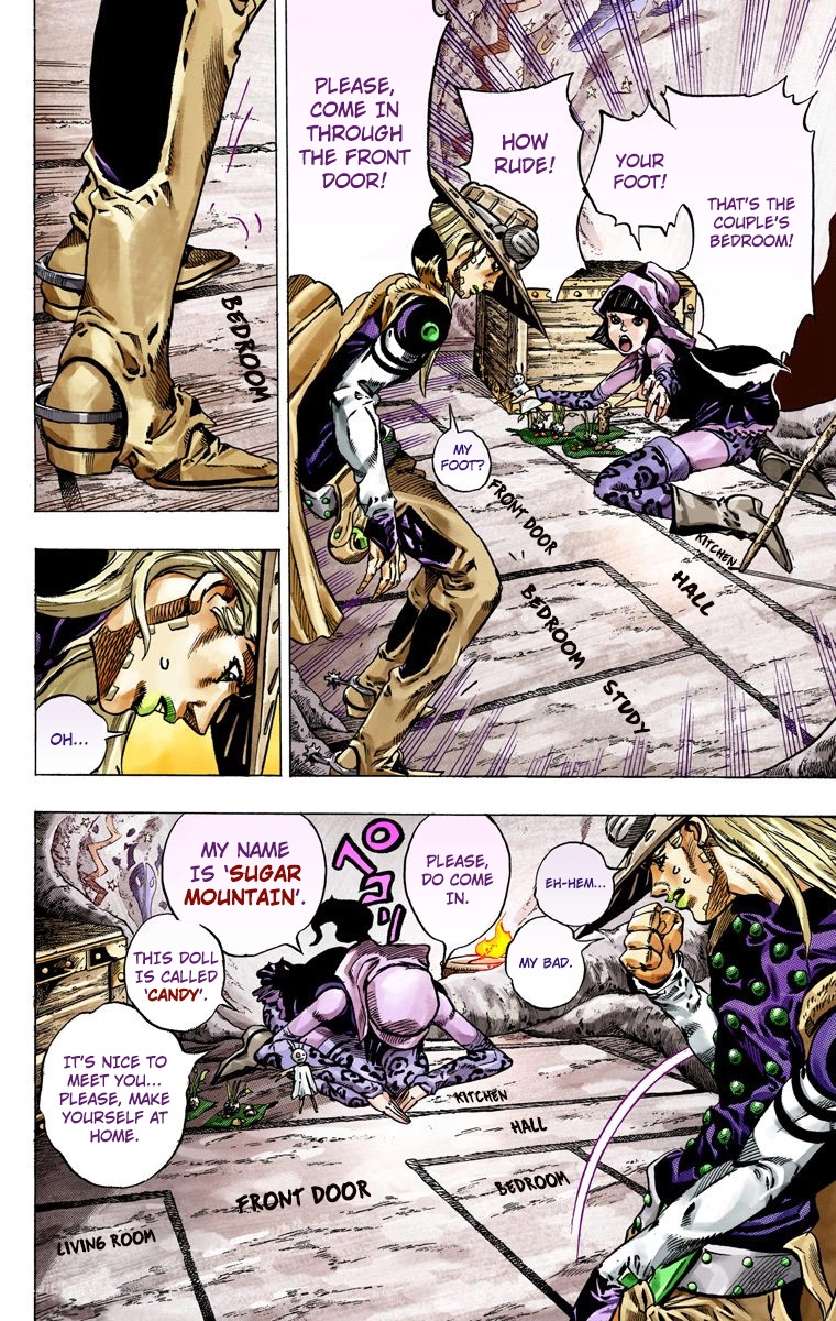 JoJo's Bizarre Adventure Steel Ball Run Colored Manga