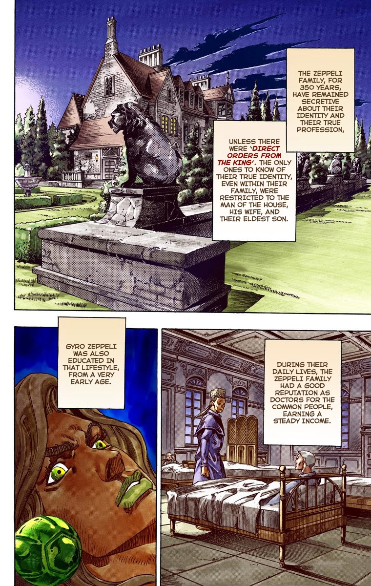 JoJo's Bizarre Adventure Steel Ball Run Colored Manga