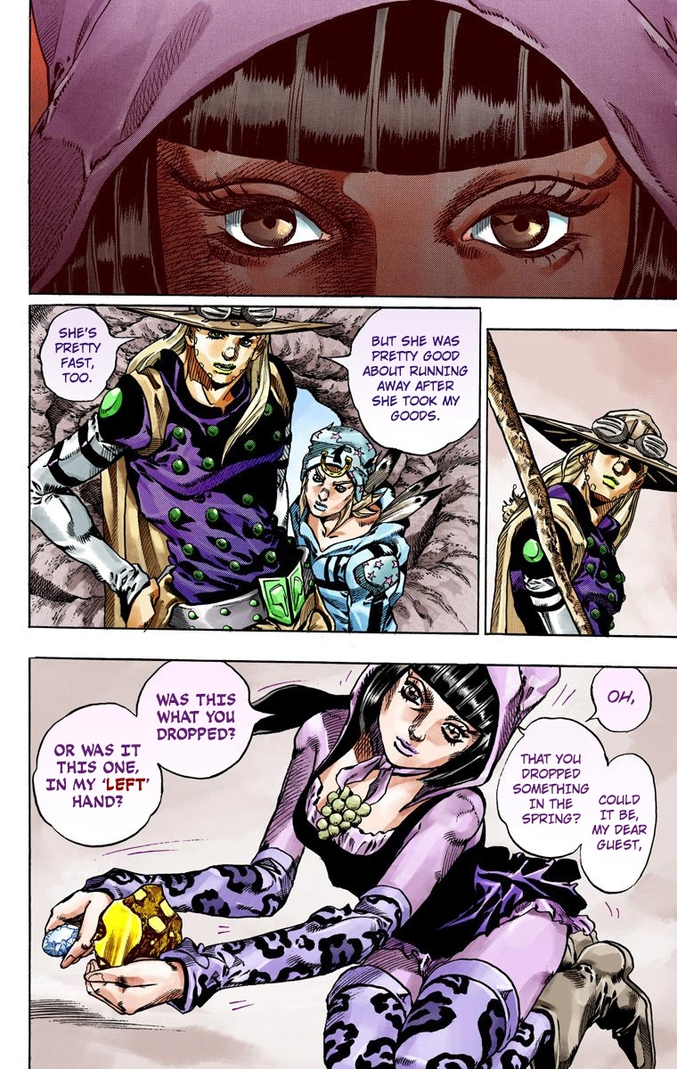 JoJo's Bizarre Adventure Steel Ball Run Colored Manga
