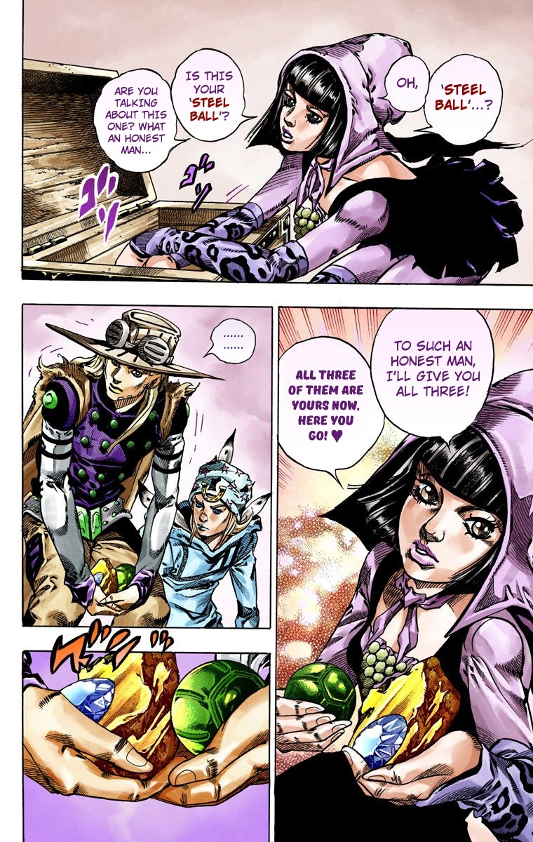 JoJo's Bizarre Adventure Steel Ball Run Colored Manga