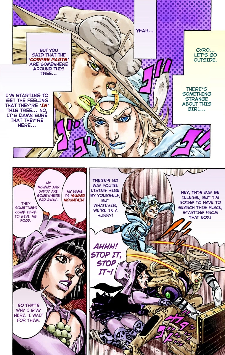 JoJo's Bizarre Adventure Steel Ball Run Colored Manga