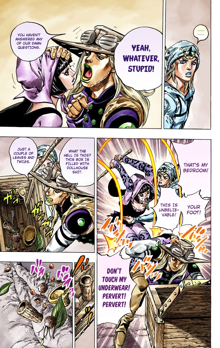 JoJo's Bizarre Adventure Steel Ball Run Colored Manga