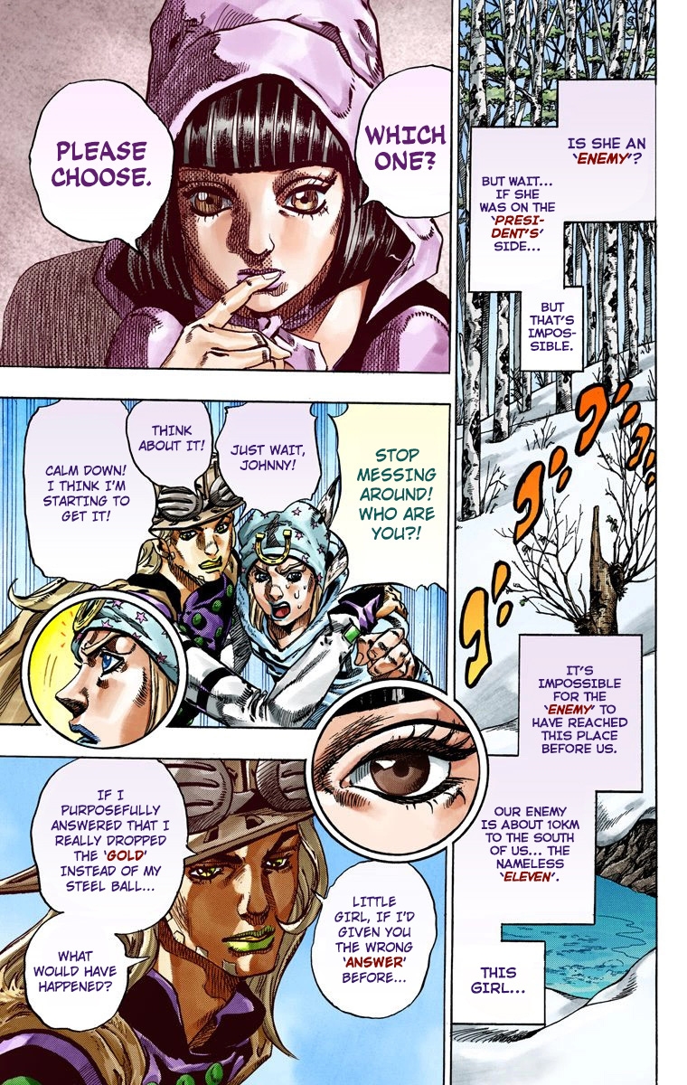 JoJo's Bizarre Adventure Steel Ball Run Colored Manga