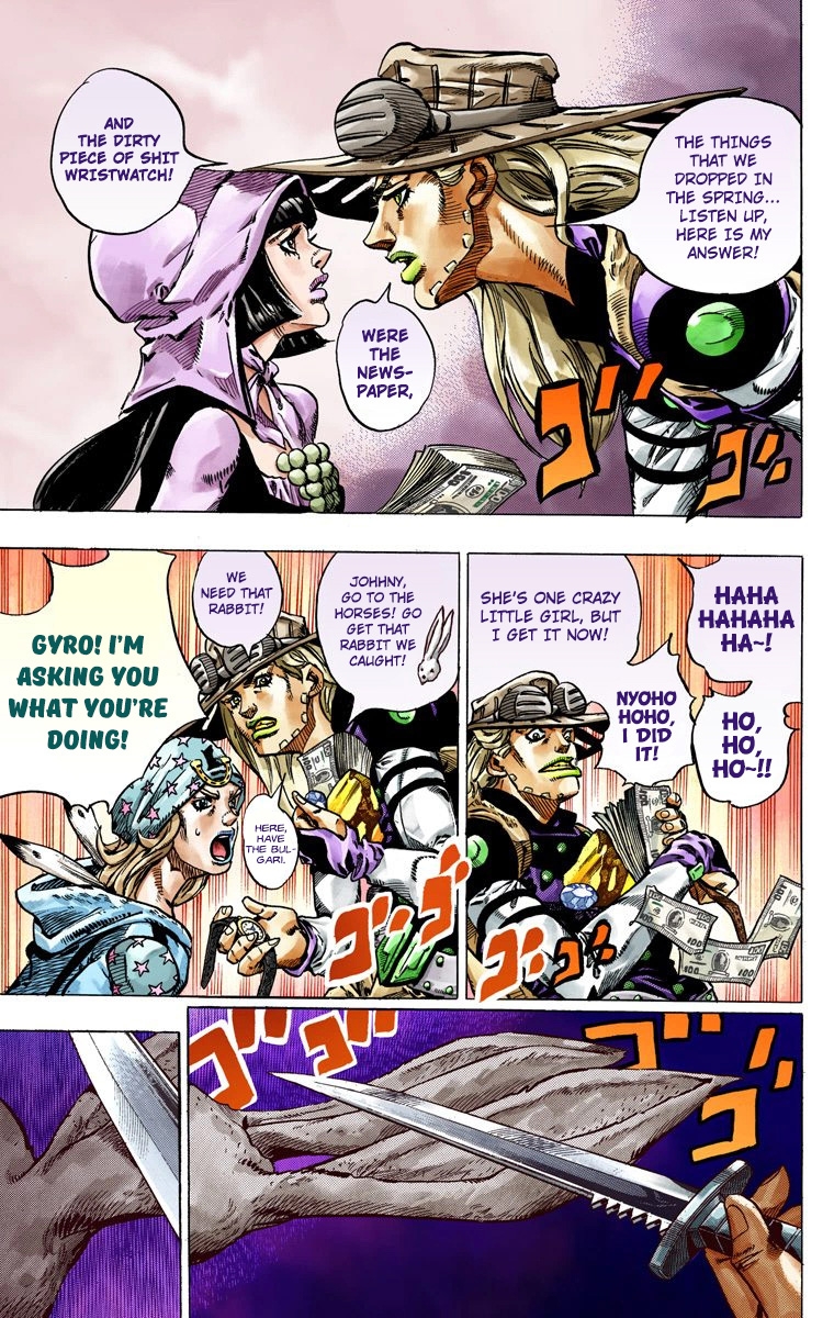 JoJo's Bizarre Adventure Steel Ball Run Colored Manga