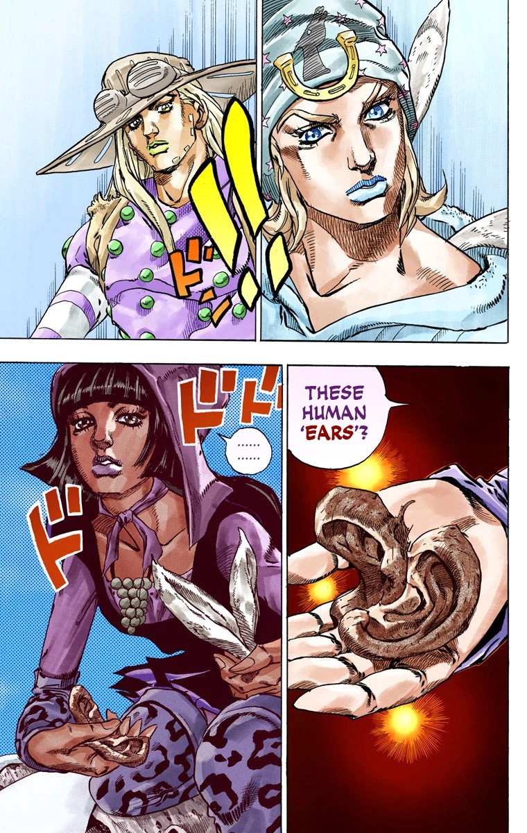 JoJo's Bizarre Adventure Steel Ball Run Colored Manga
