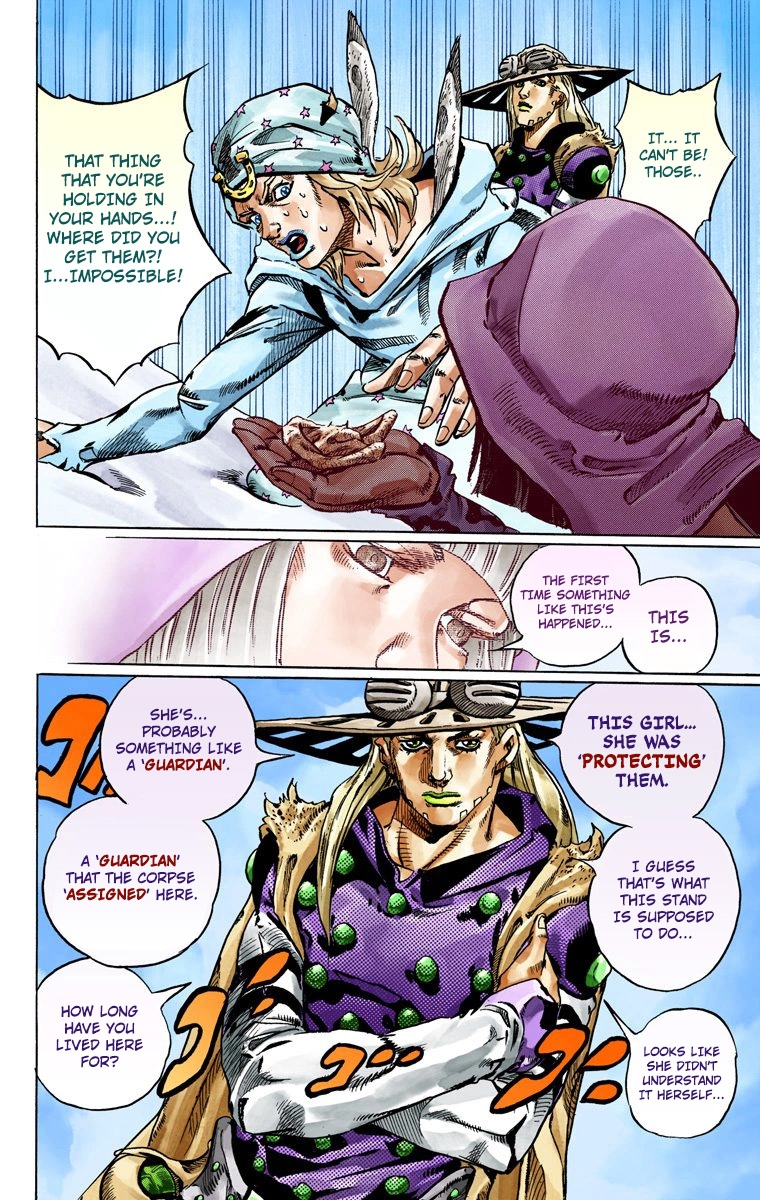 JoJo's Bizarre Adventure Steel Ball Run Colored Manga