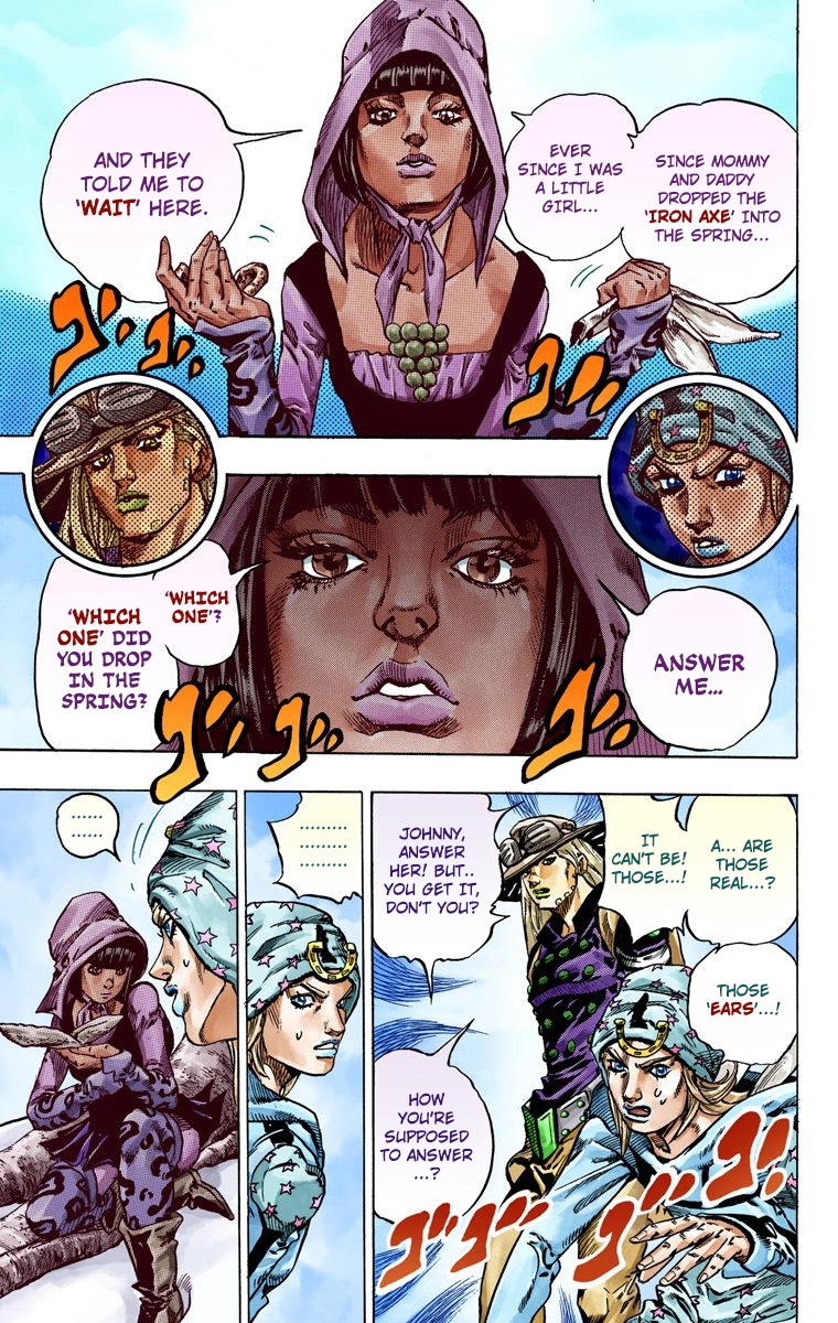 JoJo's Bizarre Adventure Steel Ball Run Colored Manga