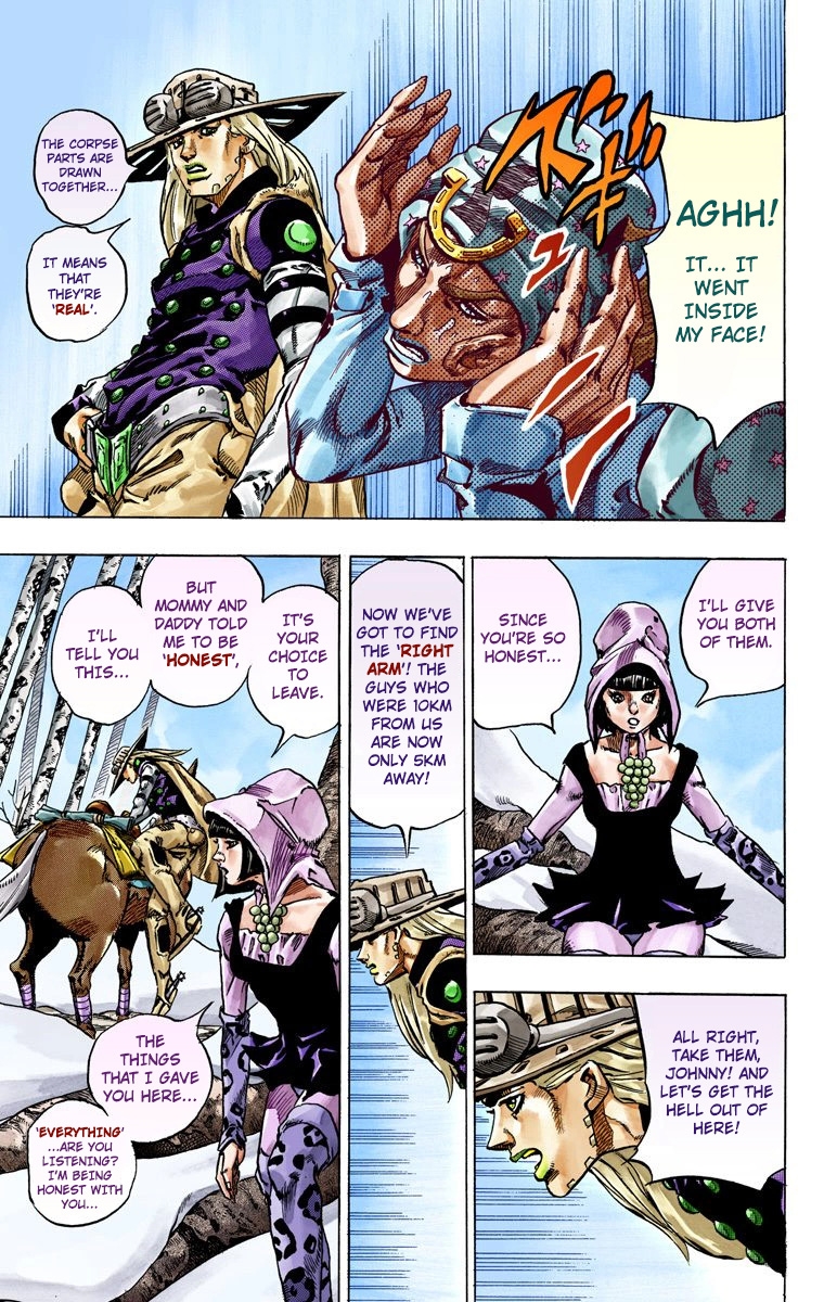 JoJo's Bizarre Adventure Steel Ball Run Colored Manga