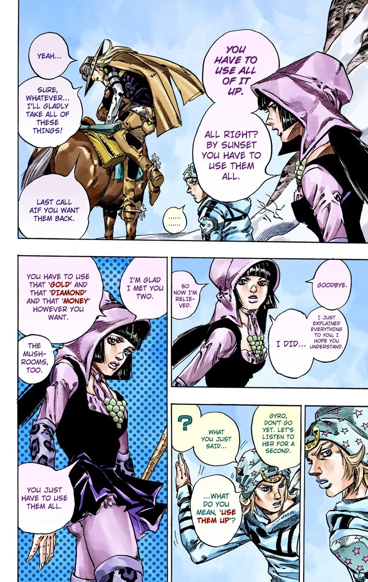 JoJo's Bizarre Adventure Steel Ball Run Colored Manga