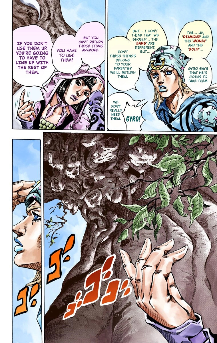 JoJo's Bizarre Adventure Steel Ball Run Colored Manga