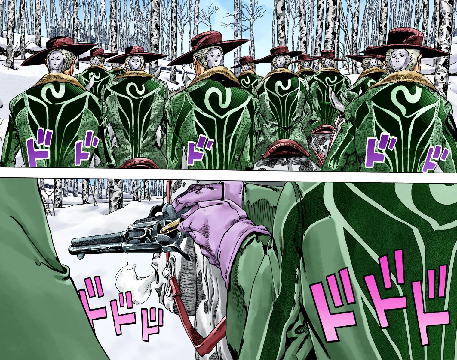 JoJo's Bizarre Adventure Steel Ball Run Colored Manga