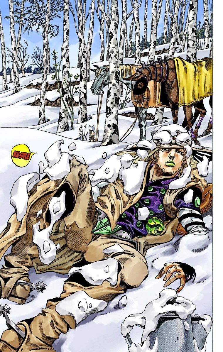 JoJo's Bizarre Adventure Steel Ball Run Colored Manga