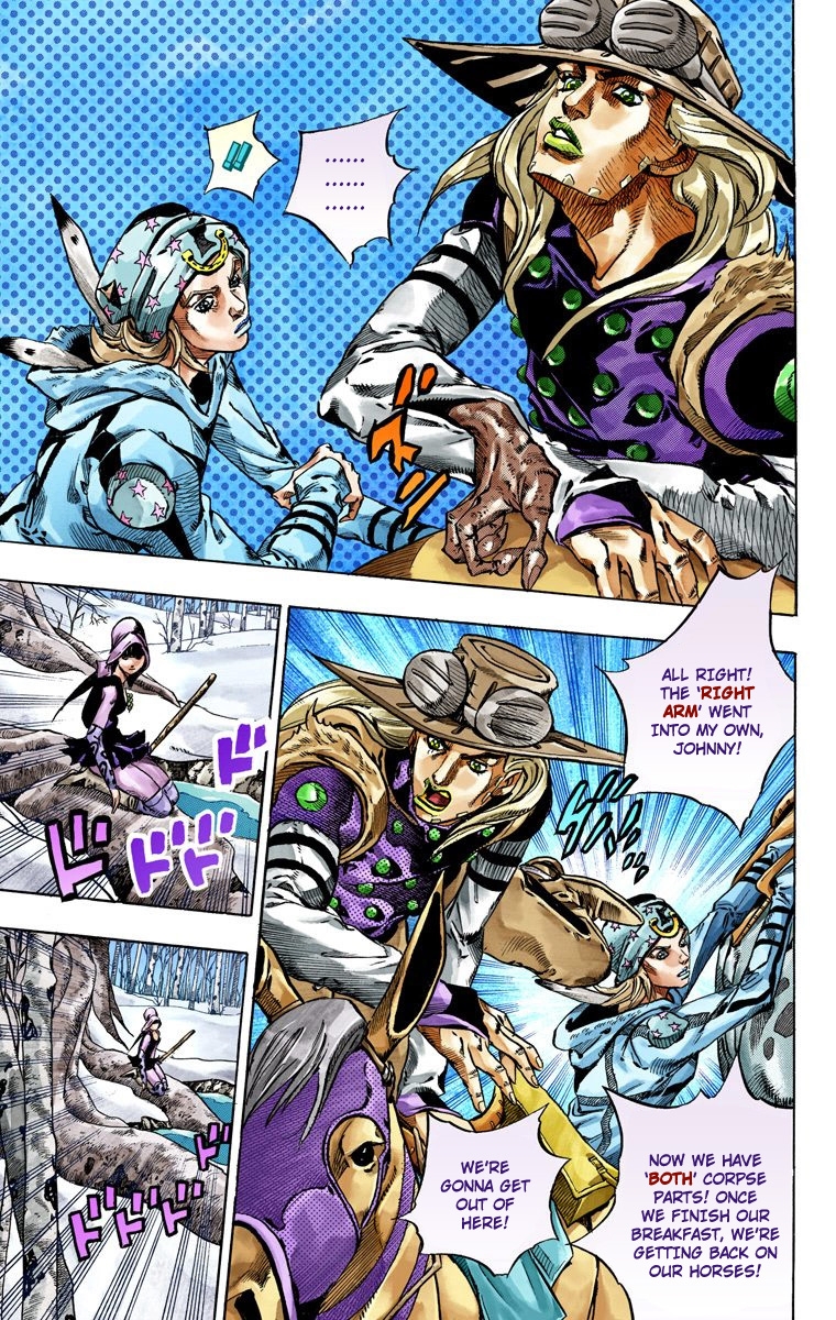 JoJo's Bizarre Adventure Steel Ball Run Colored Manga