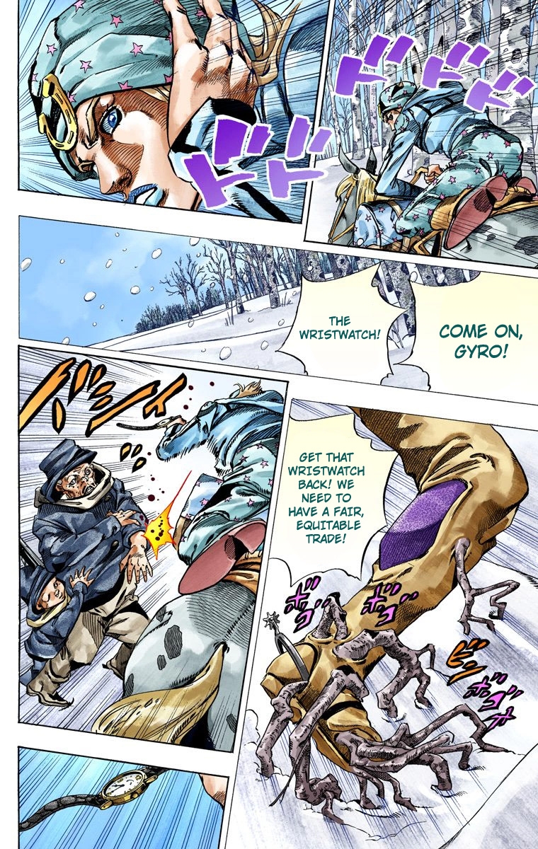 JoJo's Bizarre Adventure Steel Ball Run Colored Manga