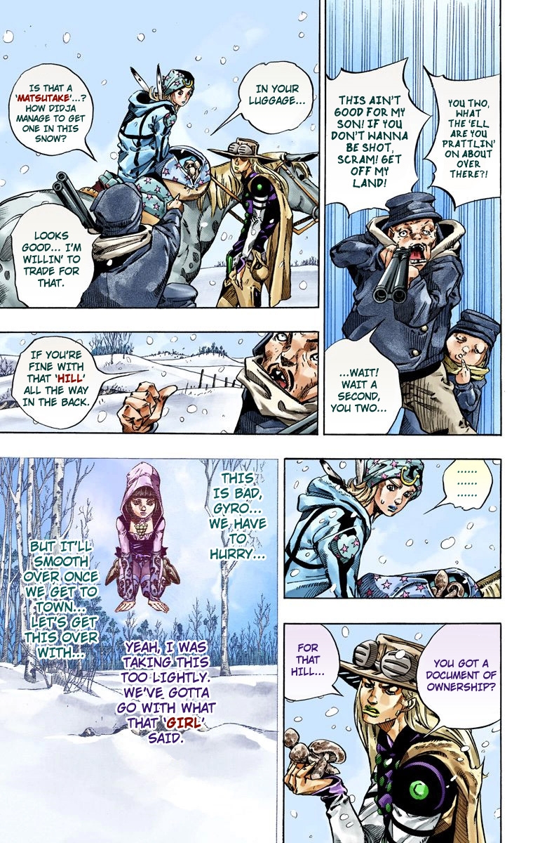JoJo's Bizarre Adventure Steel Ball Run Colored Manga