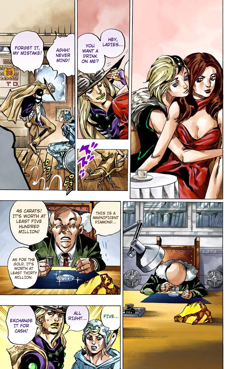 JoJo's Bizarre Adventure Steel Ball Run Colored Manga