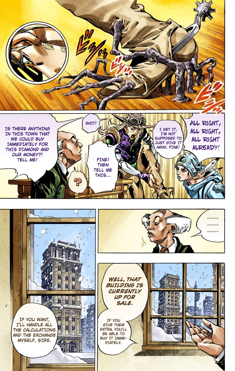 JoJo's Bizarre Adventure Steel Ball Run Colored Manga