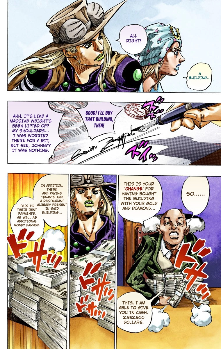 JoJo's Bizarre Adventure Steel Ball Run Colored Manga