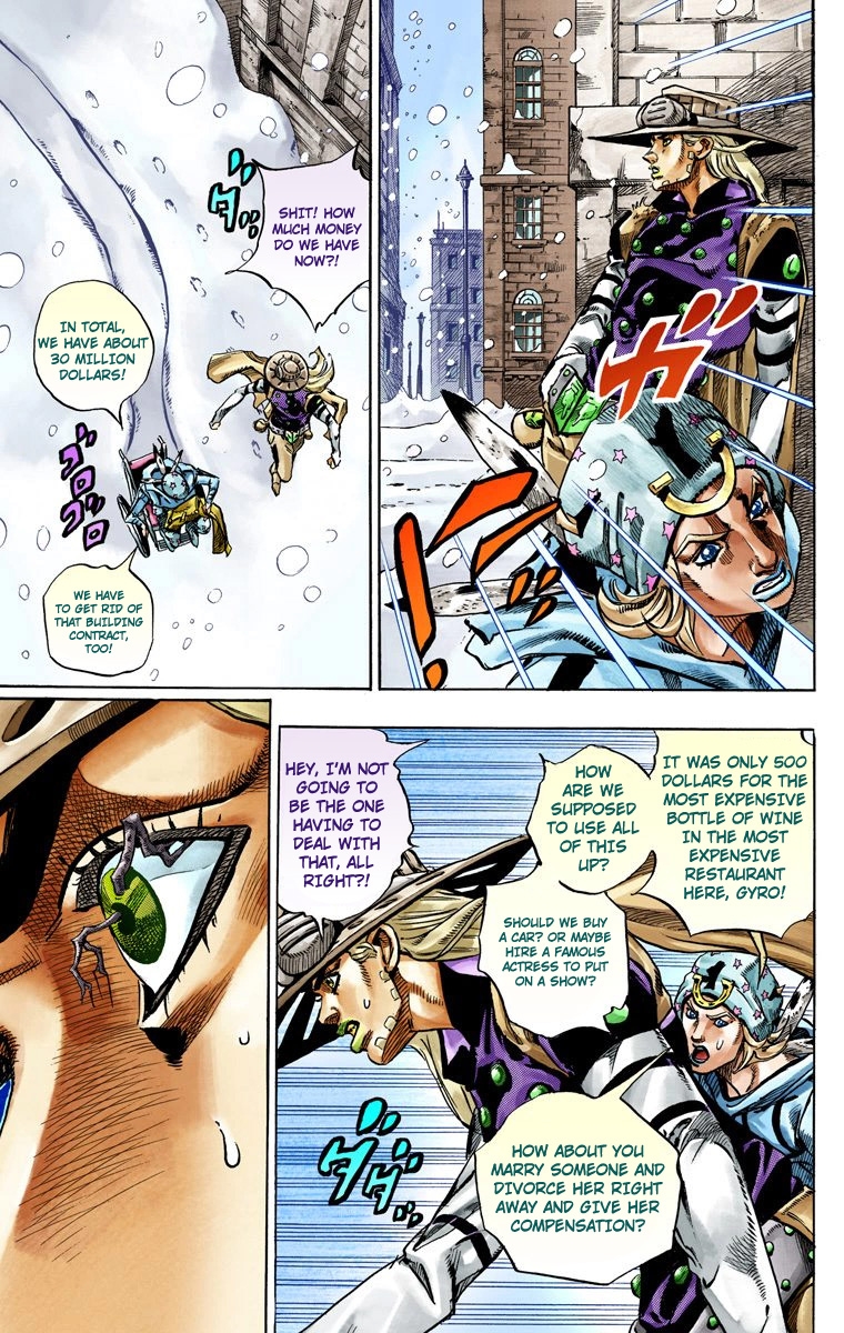 JoJo's Bizarre Adventure Steel Ball Run Colored Manga