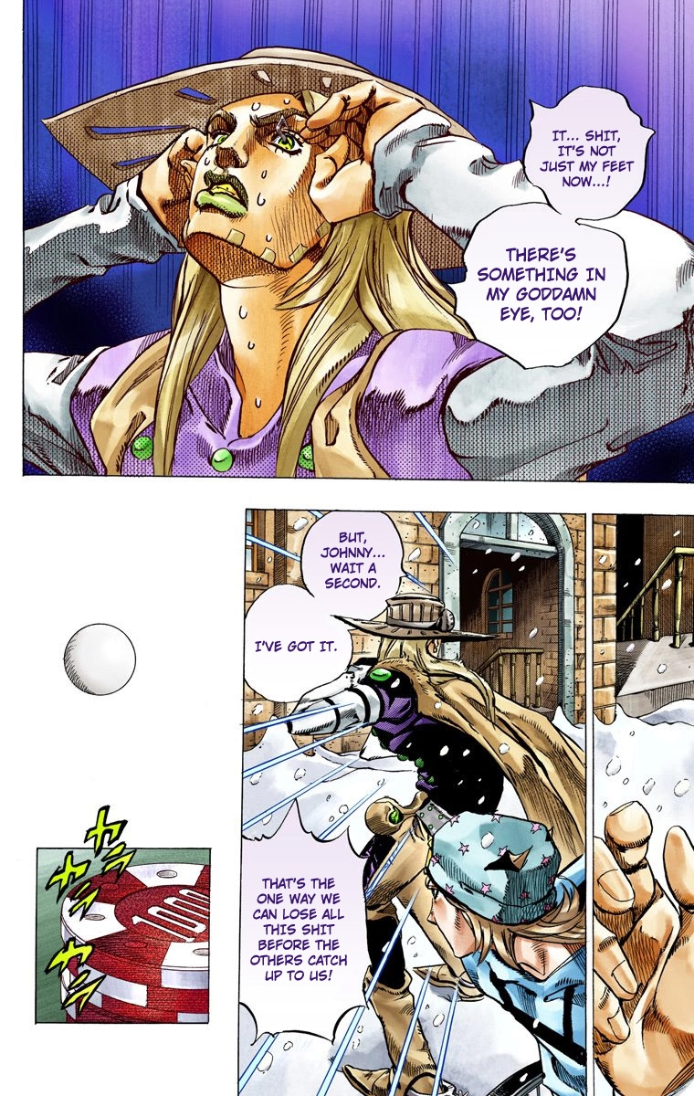 JoJo's Bizarre Adventure Steel Ball Run Colored Manga