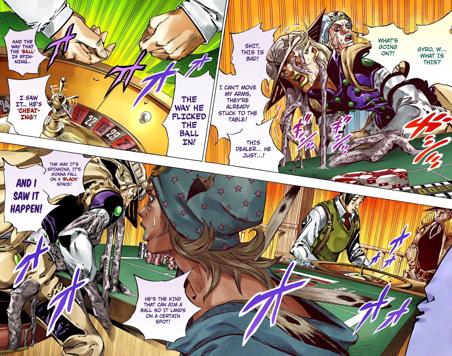 JoJo's Bizarre Adventure Steel Ball Run Colored Manga