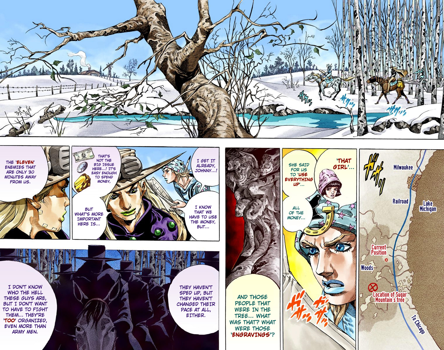 JoJo's Bizarre Adventure Steel Ball Run Colored Manga