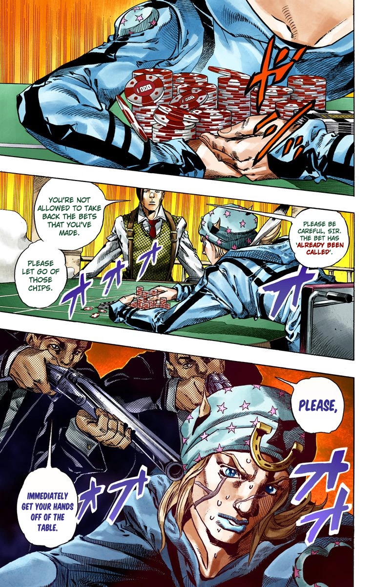 JoJo's Bizarre Adventure Steel Ball Run Colored Manga