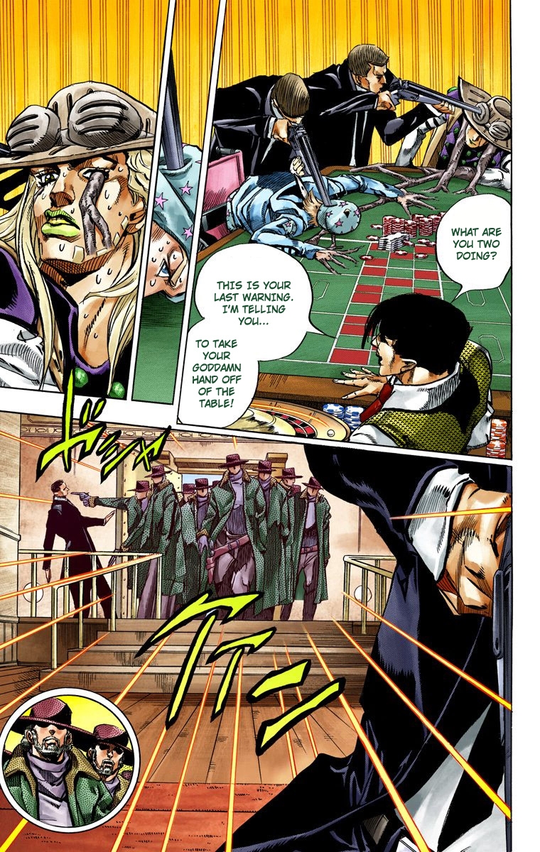 JoJo's Bizarre Adventure Steel Ball Run Colored Manga