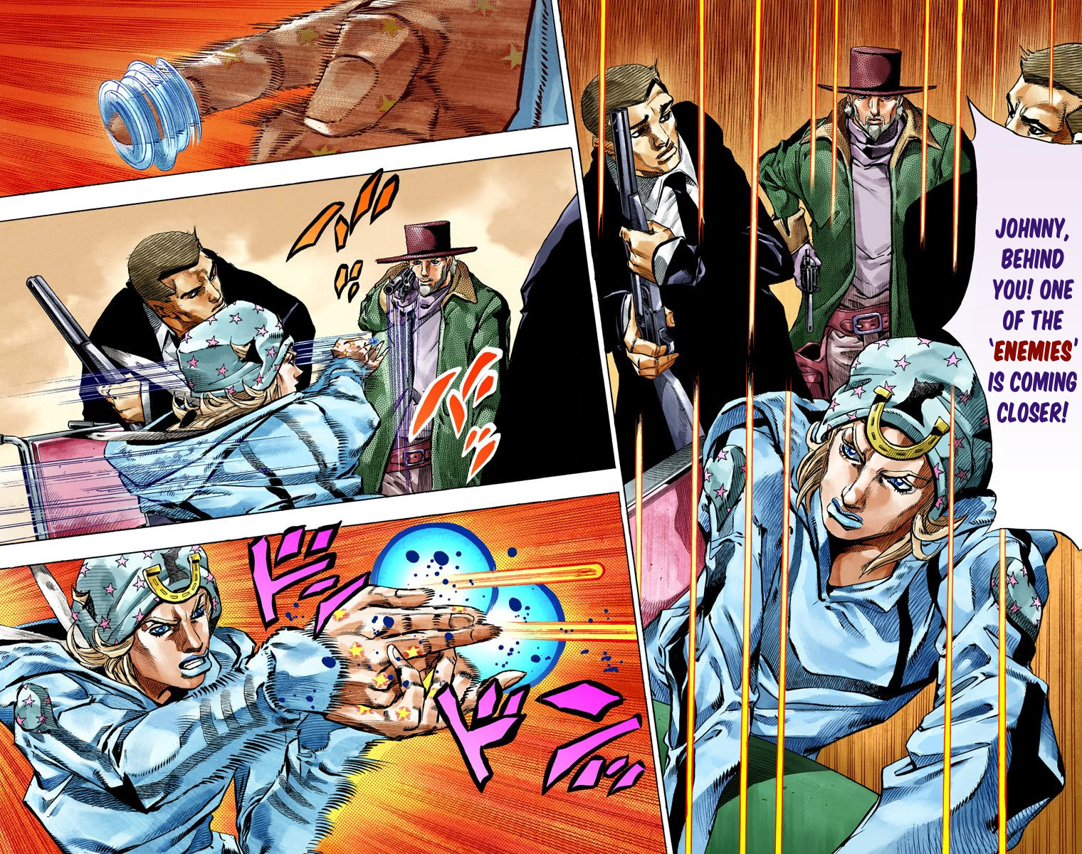 JoJo's Bizarre Adventure Steel Ball Run Colored Manga