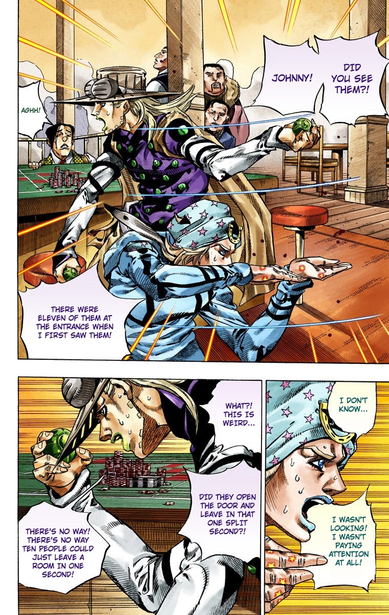 JoJo's Bizarre Adventure Steel Ball Run Colored Manga