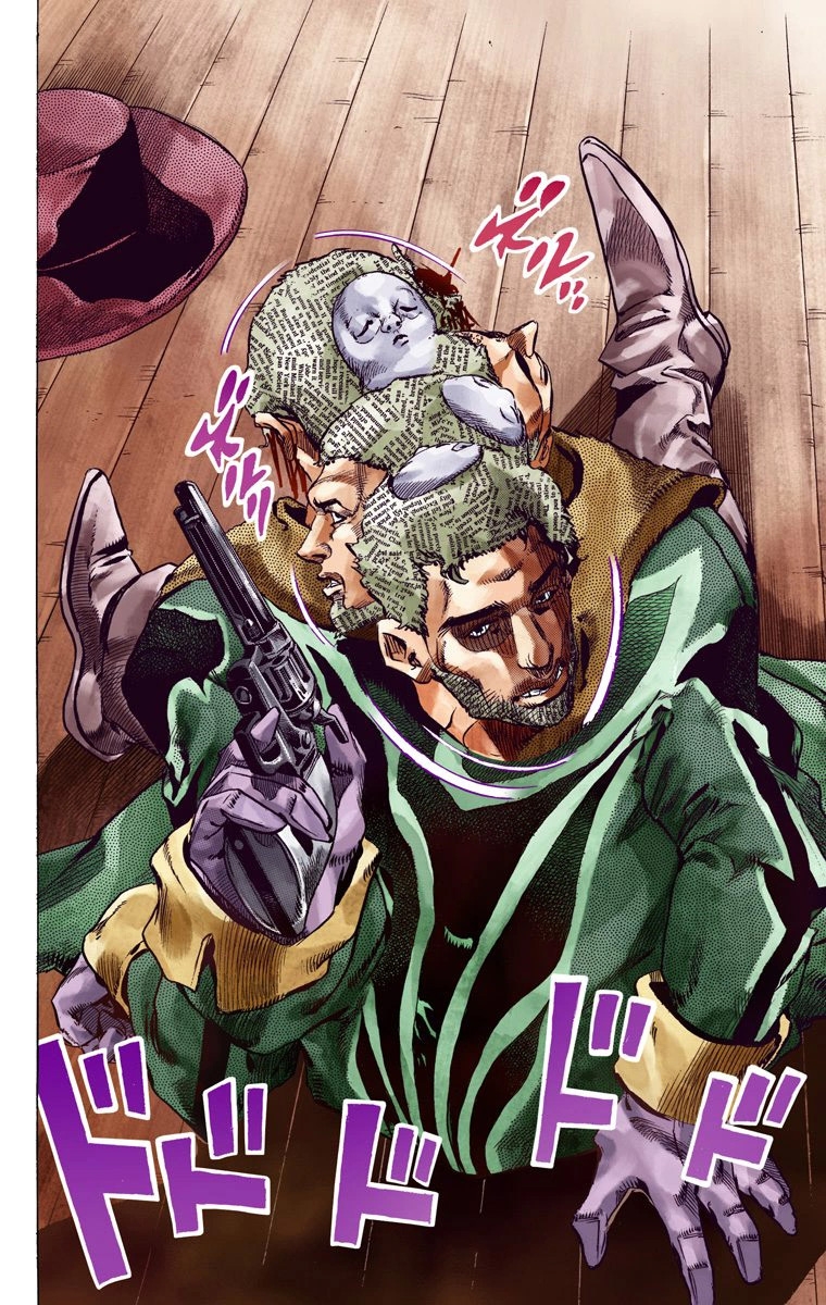 JoJo's Bizarre Adventure Steel Ball Run Colored Manga