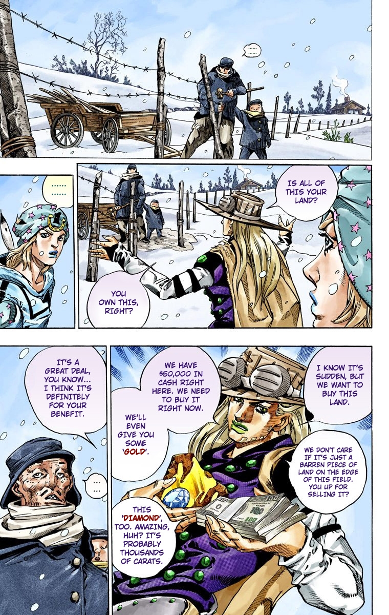 JoJo's Bizarre Adventure Steel Ball Run Colored Manga