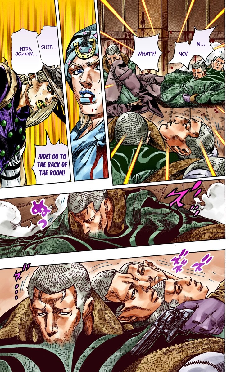 JoJo's Bizarre Adventure Steel Ball Run Colored Manga