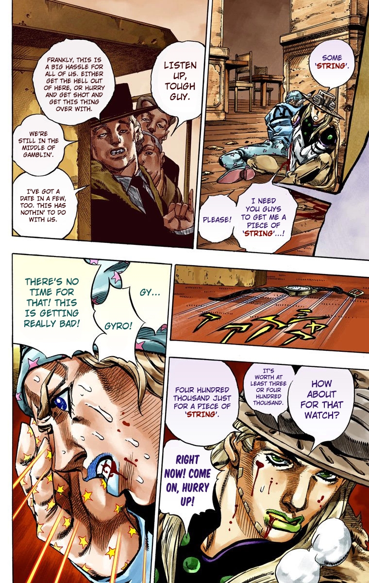 JoJo's Bizarre Adventure Steel Ball Run Colored Manga