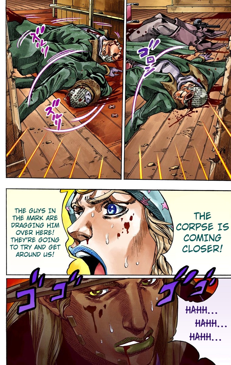 JoJo's Bizarre Adventure Steel Ball Run Colored Manga