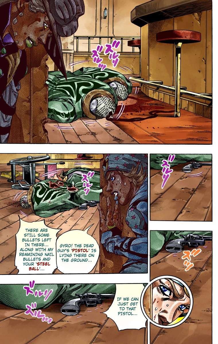 JoJo's Bizarre Adventure Steel Ball Run Colored Manga