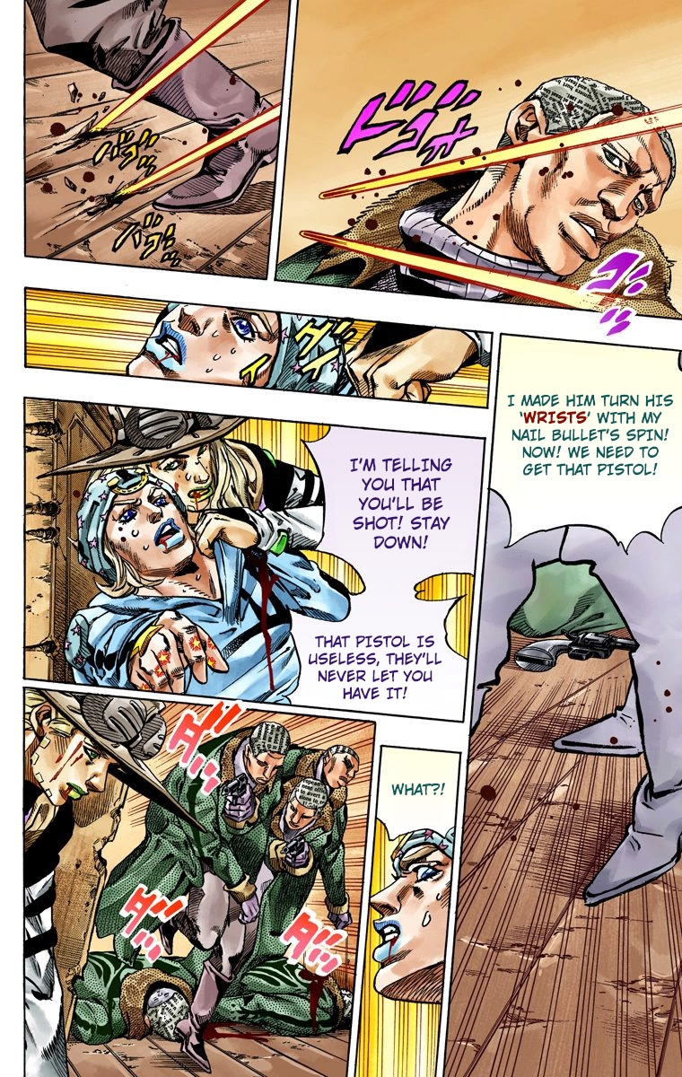 JoJo's Bizarre Adventure Steel Ball Run Colored Manga